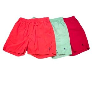 Polo by Ralph Lauren 3 men’s swim trunks package.